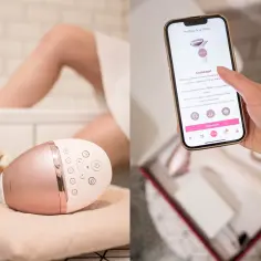 Philips Lumea 9900: opinie o innowacyjnej depilacji. Urządzenie i aplikacja w akcji, pokazujące zaawansowane funkcje.
